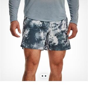 Under Armour Blue Tie-Dye Shorts